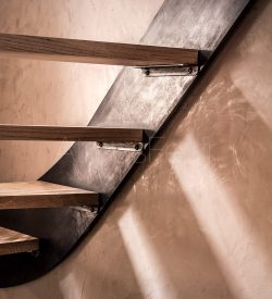 escalier 1-4 tournant métal bois intemporel-3 02-vue