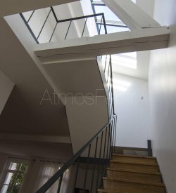 escalier métal bois provençal 03 vue