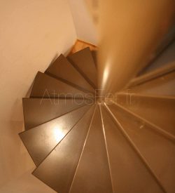 Escalier hélicoïdal métal plié 03-vue